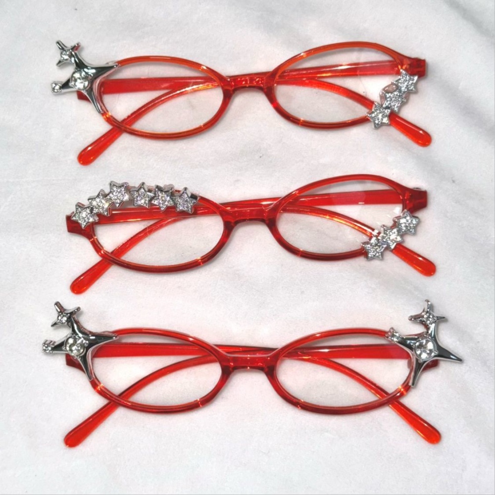 Vintage Fashion Glasses - Очки в стиле Y2K с декором
