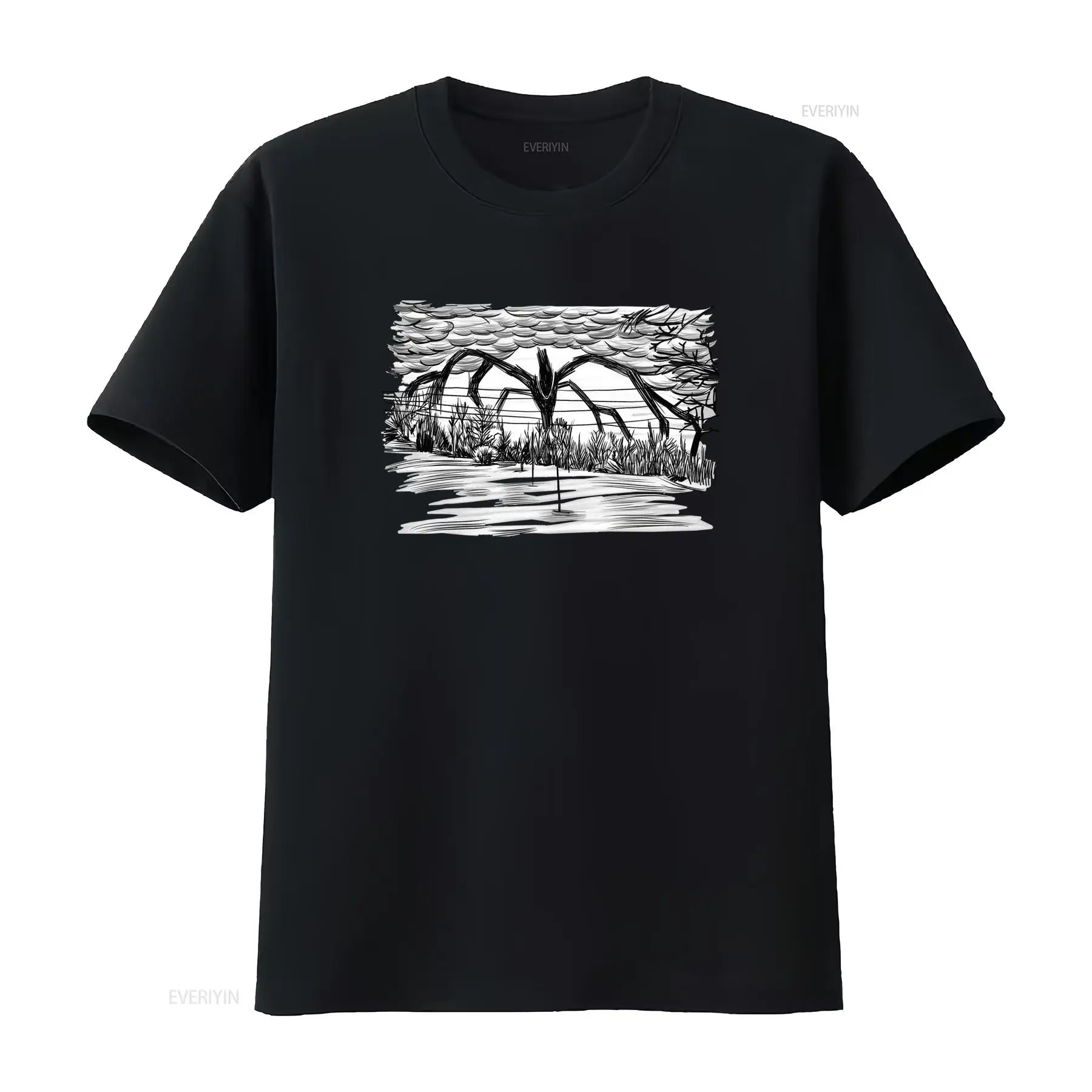 Vintage Fashion Sketches - Футболка с принтом Siren Head в