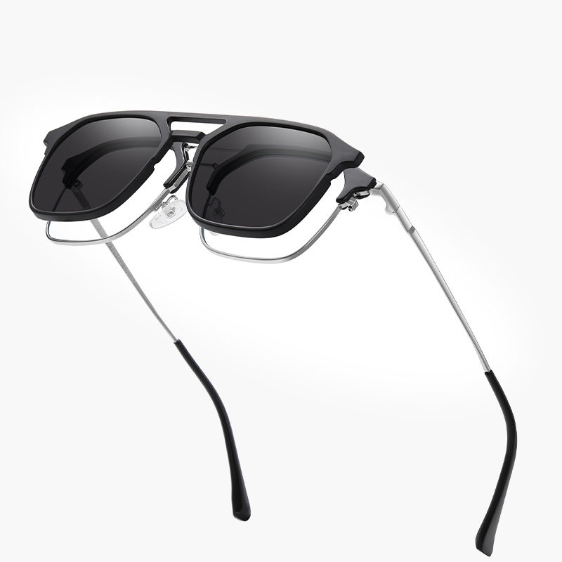 Vintage Fashion Glasses - Поляризованные солнцезащитные очки на клипсе, мужские