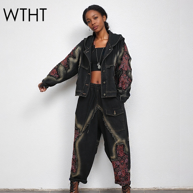 Patchwork Jean Jacket - WTHT модная женская стирка в стиле