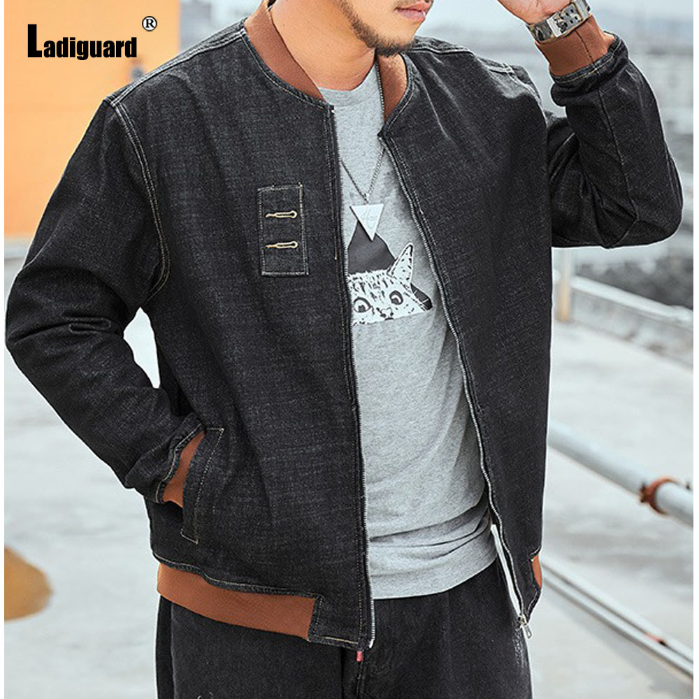 Patchwork Jean Jacket - Женская джинсовая куртка в стиле ретро,