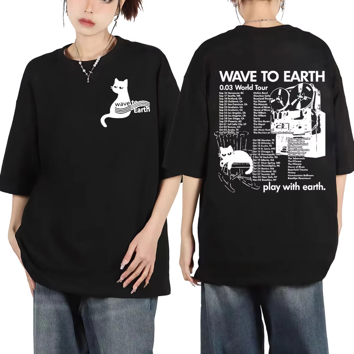 Vintage Fashion World - Футболка Wave To Earth 0.03 World