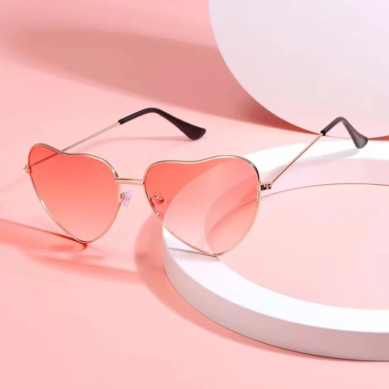 Vintage Fashion Glasses - Модные металлические солнцезащитные очки в форме