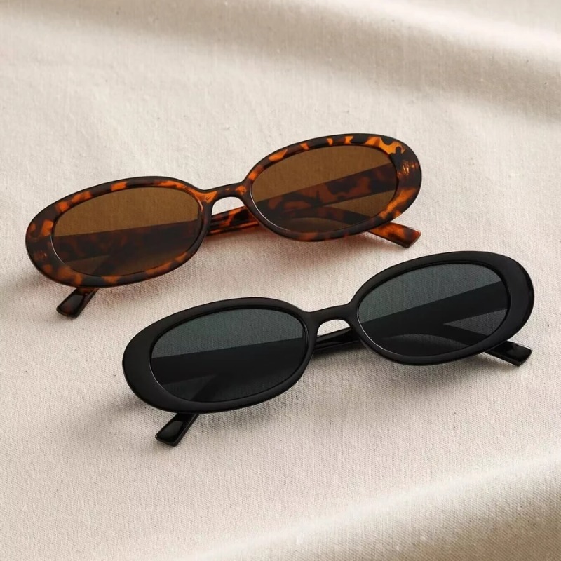 Vintage Fashion Glasses - Винтажные овальные солнцезащитные очки для женщин,