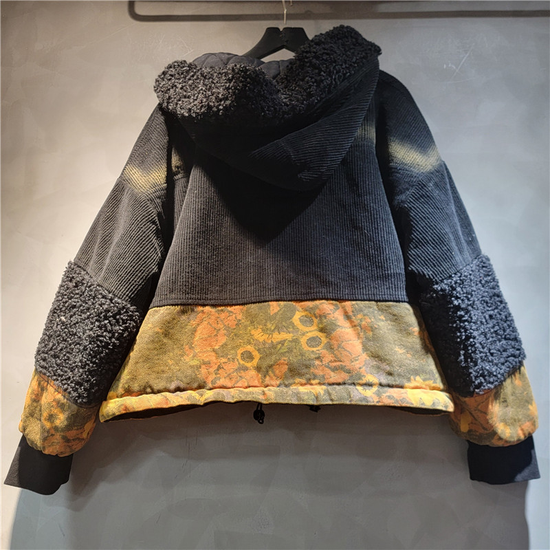 WTHT модная новая женская лоск – обзор и цена Patchwork Jean Jacket