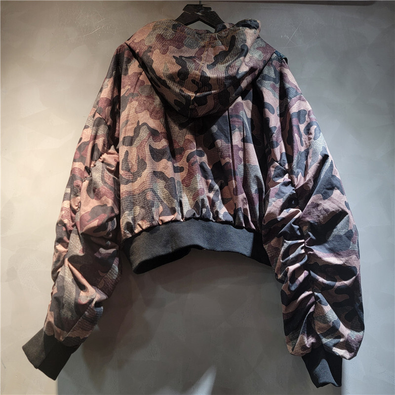 WTHT модная женская камуфляжна – обзор и цена Patchwork Jean Jacket