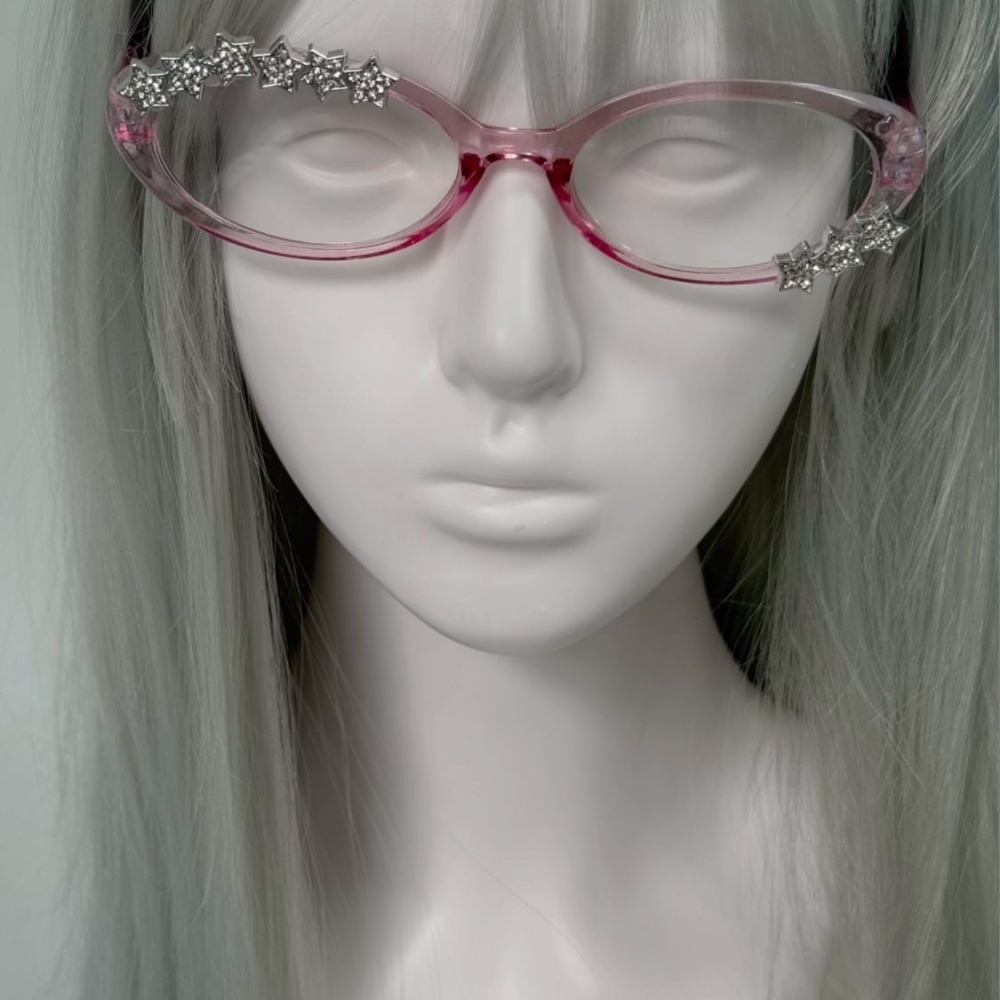 Очки в стиле Y2K с декором в в – обзор и цена Vintage Fashion Glasses