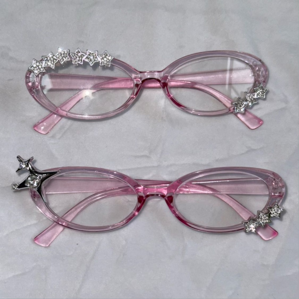 Очки в стиле Y2K с декором в в – обзор и цена Vintage Fashion Glasses
