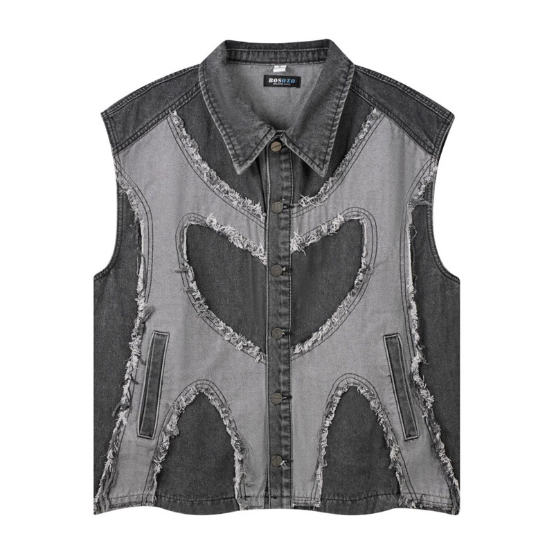 Европейская и американская муж – обзор и цена Patchwork Jean Jacket