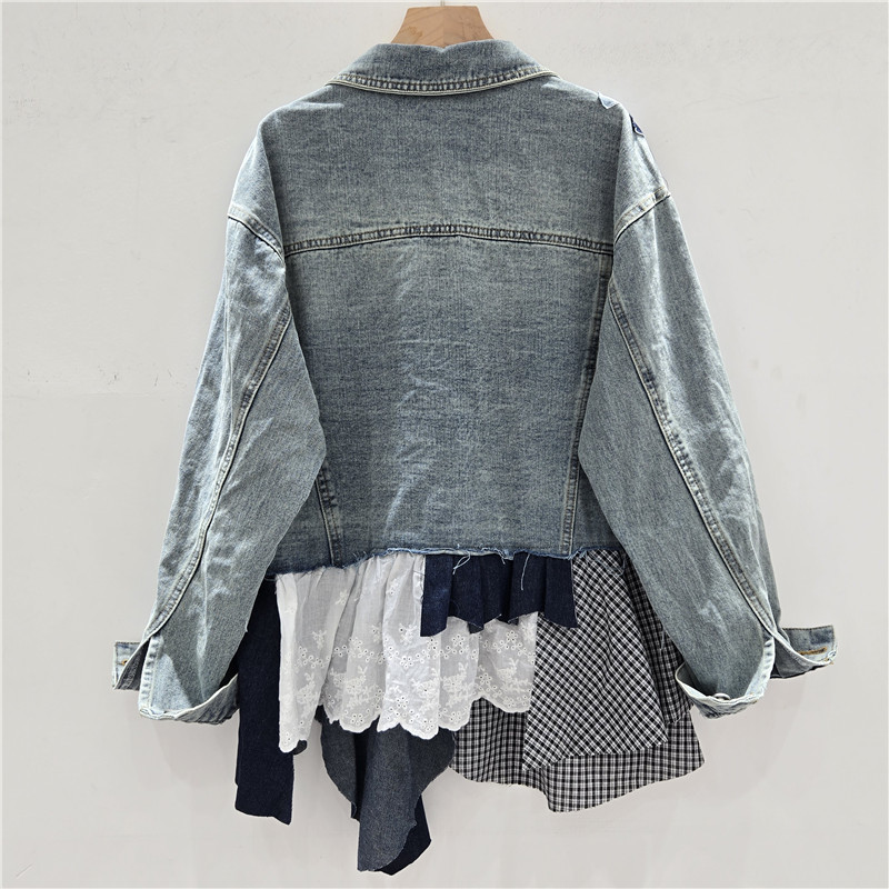 SuperAen, осень 2024, новые же – обзор и цена Patchwork Jean Jacket