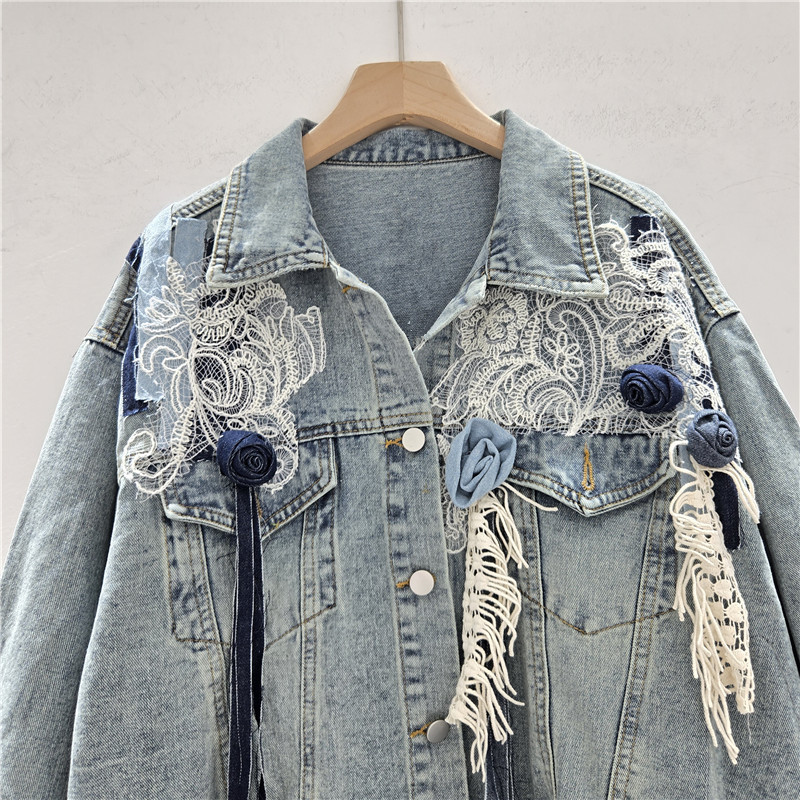 SuperAen, осень 2024, новые же – обзор и цена Patchwork Jean Jacket