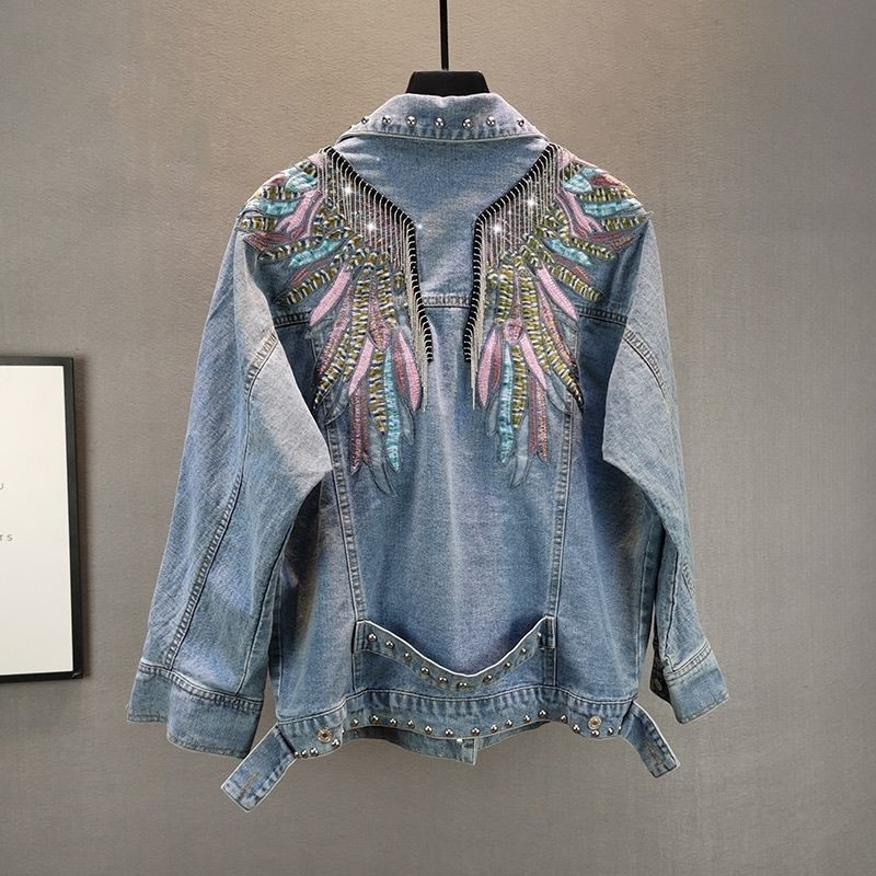 Новинка осени 2026: Женская дж – обзор и цена Patchwork Jean Jacket