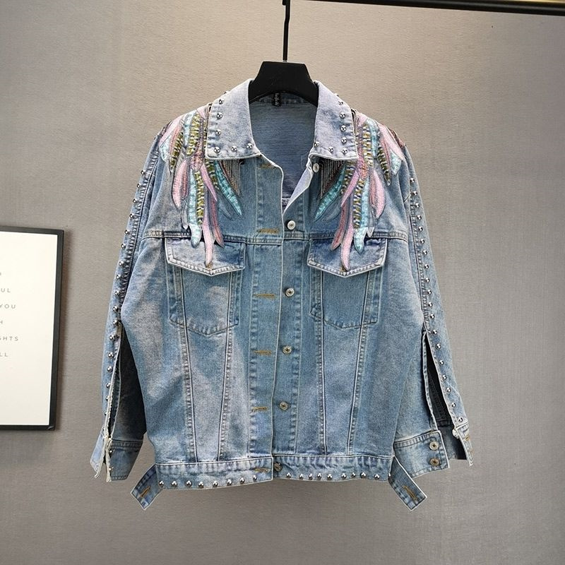 Новинка осени 2026: Женская дж – обзор и цена Patchwork Jean Jacket