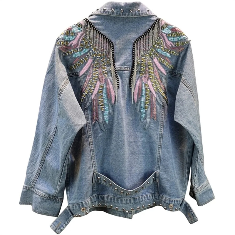 Новинка осени 2026: Женская дж – обзор и цена Patchwork Jean Jacket