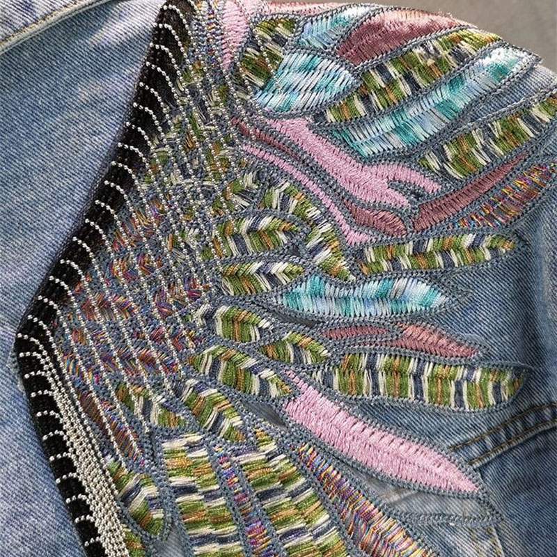 Новинка осени 2026: Женская дж – обзор и цена Patchwork Jean Jacket