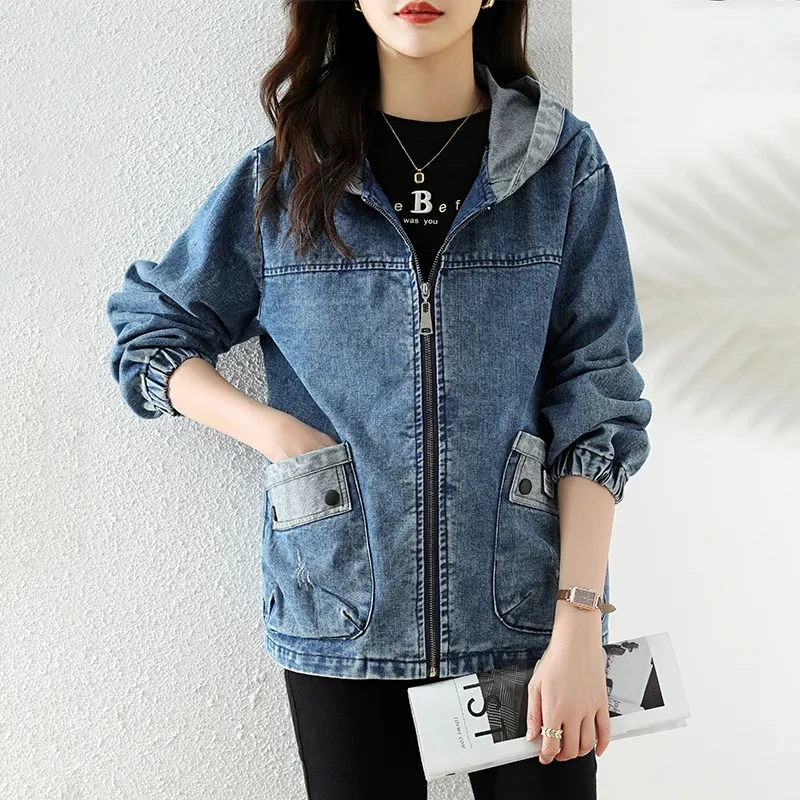 Новое женское ковбойское пальт – обзор и цена Patchwork Jean Jacket