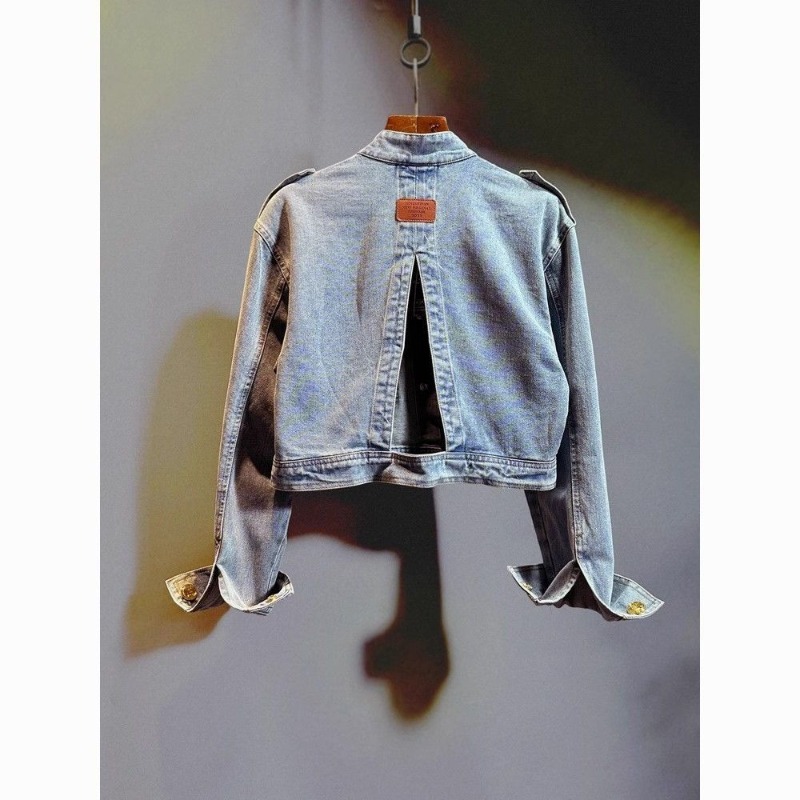 Женская осенняя укороченная дж – обзор и цена Patchwork Jean Jacket