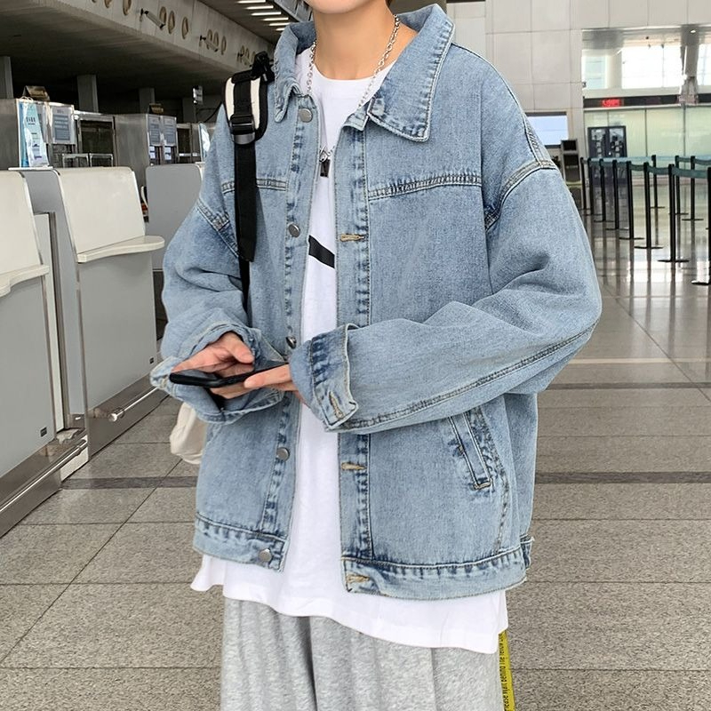 Зима 2025: Мужские джинсовые п – обзор и цена Patchwork Jean Jacket