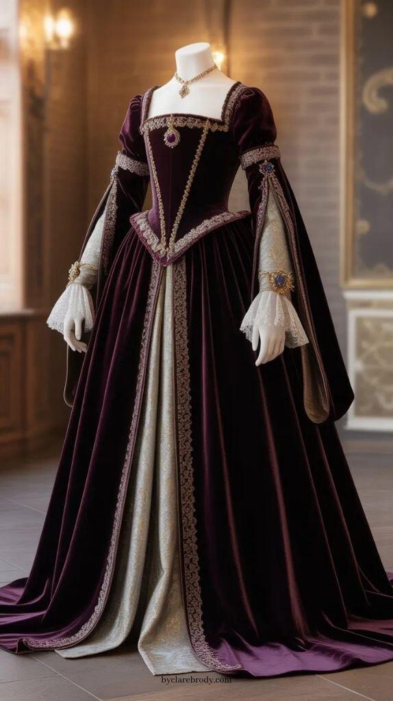 Винтажное фиолетовое платье ге – обзор и цена Vintage Victorian Fashion