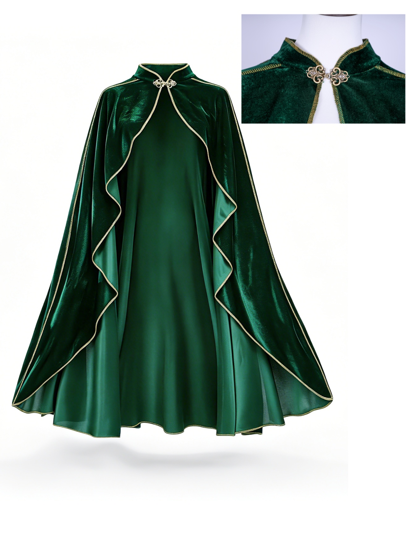Женский винтажный плащ из зеле – обзор и цена Vintage Victorian Fashion