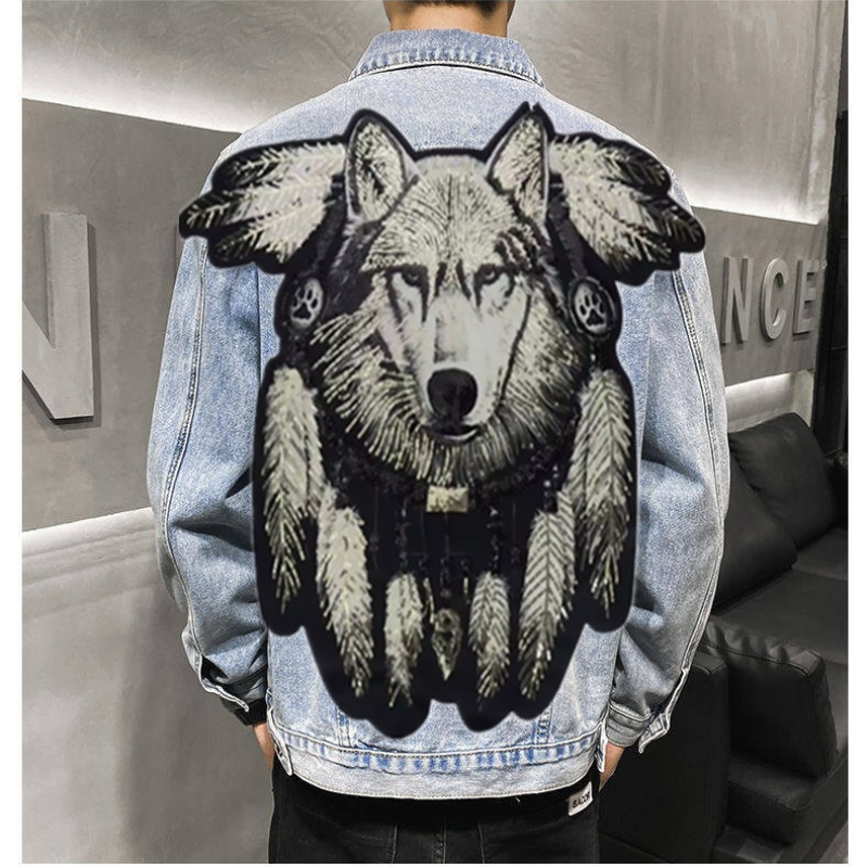 Американская винтажная джинсов – обзор и цена Patchwork Jean Jacket
