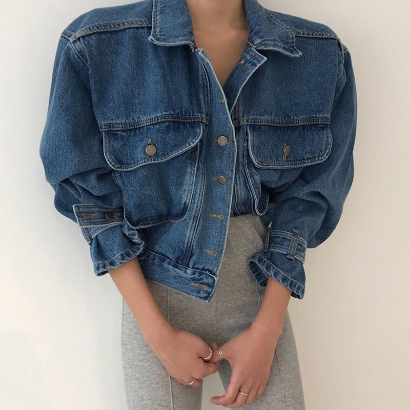 Короткая джинсовая куртка с не – обзор и цена Patchwork Jean Jacket
